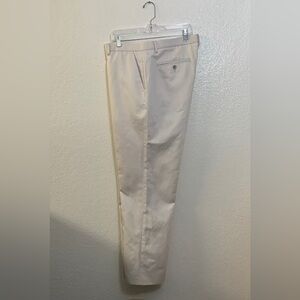 CALVIN KLEIN Cotton-Linen Sz. 38X32 Flat Front, Straight Fit Chino Pants/NWT